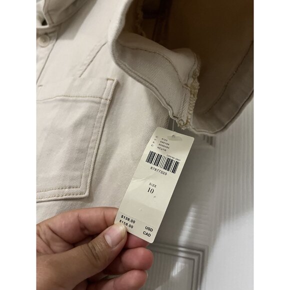 Anthropologie Women's The Kit Utility Romper by Pilcro in Tan Size‎ 10 - Picture 4 of 8